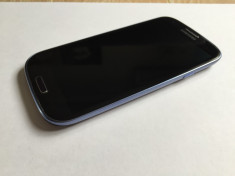 Samsung Galaxy S3 i9300 Blue Albastru Impecabil Neverlocked OKazie !!! foto