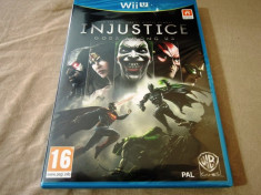 Joc Injustice Gods Among Us, WiiU, original si sigilat, 49.99 lei! foto