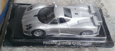 Macheta metal DeAgostini Pagani Zonda C12S NOUA, SIGILATA din colectia Automobile de Vis, Scara 1:43 + revista nr.16 foto