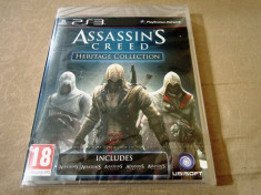 Assassin&amp;#039;s Creed Heritage Collection(Ac+Ac2+Ac Brotherhood+Ac revelations+Ac III), PS3, original si sigilat, 99.99 lei! Alte sute de jocuri! foto