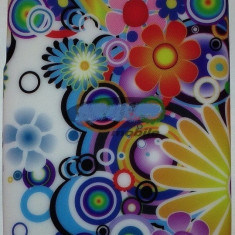 Toc silicon Jelly Case Colour Flowers Sony Xperia J