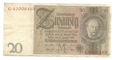 Germania 20 mark 1924 cc foto