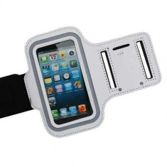 Husa Sport iPhone 5,iPhone 5S,iPhone 5C Gym Armband Alba foto