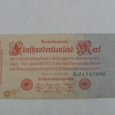 GERMANIA 1923 500.000 MARCI