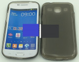 Toc plastic siliconat G3500 Samsung Galaxy Core Plus, Negru, Alt model telefon Samsung