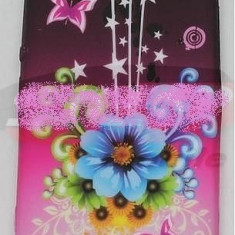 Toc silicon Jelly Case Blue Flower Sony Xperia J