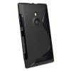 Toc silicon S-Case Nokia Lumia 925, Negru, Alt model telefon Nokia