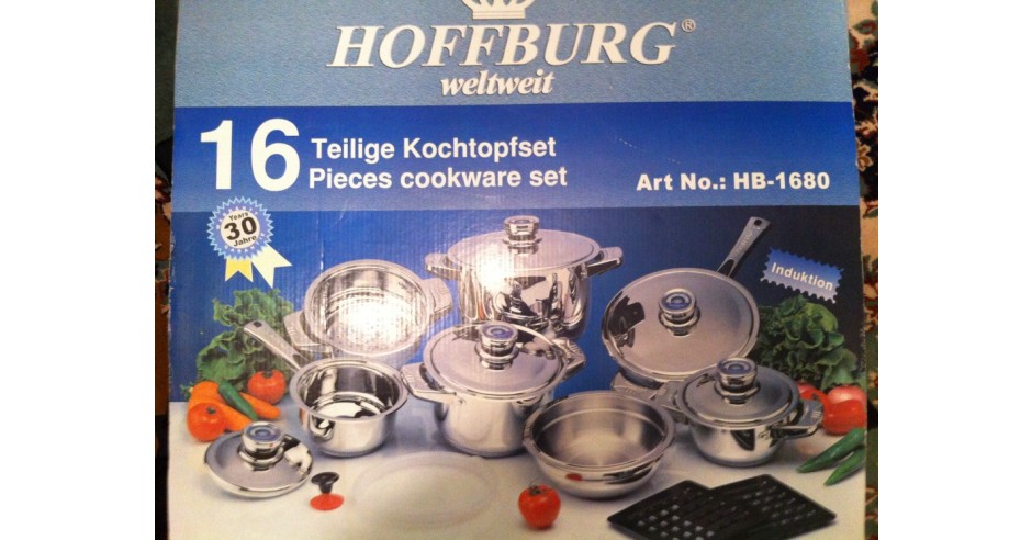 Set oale si tacamuri HOFFBURG WELTWEIT originale INOX cu garantie ...