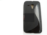 Toc silicon S-Case Alcatel Pop D5, Negru, Alt model telefon Alcatel