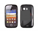 Toc silicon S-Case Samsung Galaxy Y S5360, Negru, Alt model telefon Samsung