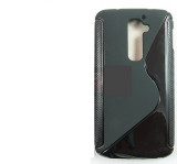 Toc silicon S-Case LG G2, Negru, Alt model telefon LG