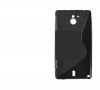 Toc silicon S-Case Sony Xperia sola MT27i, Negru, Alt model telefon Sony