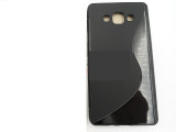 Toc silicon S-Case Samsung Galaxy A7, Negru, Alt model telefon Samsung