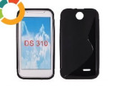 Toc silicon S-Case HTC Desire 310, Negru, Alt model telefon HTC