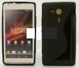 Toc silicon S-Case C5302 / C5303 Sony Xperia SP, Negru, Alt model telefon Sony