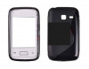 Toc silicon S-Case Samsung Galaxy Y Duos S6102, Negru, Alt model telefon Samsung