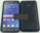 Toc silicon S-Case G355H Samsung Galaxy Core II, Negru, Alt model telefon Samsung