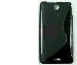 Toc silicon S-Case Sony Xperia ZR, Negru, Alt model telefon Sony