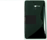 Toc silicon S-Case Sony Xperia ZL, Negru, Alt model telefon Sony