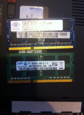 Placute Ram Rami Laptop Samsung/Nanya DDR3 4Gb - 1333Mhz PC3- 10600S foto