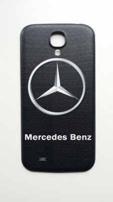 Capac spate logo Mercedes Samsung Galaxy S4 i9500 + folie protectie cadou foto