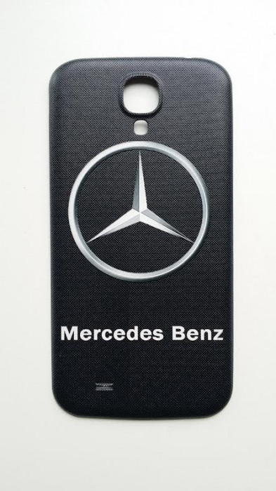 Capac spate logo Mercedes Samsung Galaxy S4 i9500 + folie protectie cadou