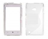 Toc silicon S-Case Nokia Lumia 720, Alb, Alt model telefon Nokia