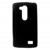 Toc silicon S-Case LG L Fino, Negru, Alt model telefon LG