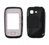Toc silicon S-Case Samsung Galaxy Pocket S5300, Negru, Alt model telefon Samsung