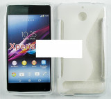 Toc silicon S-Case Sony Xperia E1, Transparent, Alt model telefon Sony