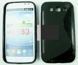 Toc silicon S-Case Samsung Galaxy Win I8550, Negru, Alt model telefon Samsung