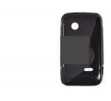 Toc silicon S-Case Sony Xperia tipo, Negru, Alt model telefon Sony