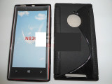 Toc silicon S-Case Nokia Lumia 830, Negru, Alt model telefon Nokia