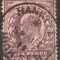 Anglia, 1902, regele EDWARD al VII-lea, stampilat