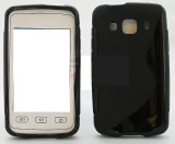 Toc silicon S-Case Samsung S5690 Galaxy Xcover, Negru, Alt model telefon Samsung