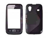 Toc silicon S-Case Samsung Galaxy Ace S5830, Negru, Alt model telefon Samsung