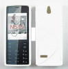 Toc silicon S-Case Nokia 515, Alb, Alt model telefon Nokia