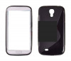 Toc silicon S-Case Samsung I9500 Galaxy S4, Negru, Alt model telefon Samsung