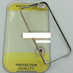 Bumper aluminiu Samsung Galaxy S5 argintiu