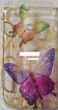 Toc plastic rigid Butterfly Sony Xperia M, Silicon