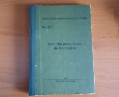 Instructia personalului de locomotiva Nr. 201 foto