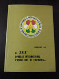 LE XXIX-e CONGRES INTERNATIONAL D&#039;APICULTURE DE L&#039;APIMONDIA - 1983, 515 p., Alta editura