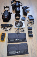 Aparat foto Sony Alpha A77 - 12 cadre/s, GPS integrat, 2 obiective, 371 cadre! foto