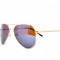 Ochelari de soare tip RayBan Aviator - Albastru/Argintiu