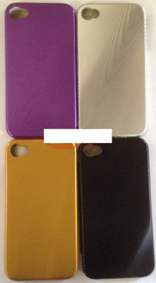 Toc plastic rigid ALUMINIUM Apple iPhone 4 / 4S foto