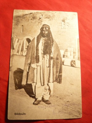 Ilustrata - Beduin , circulata ,1921 foto