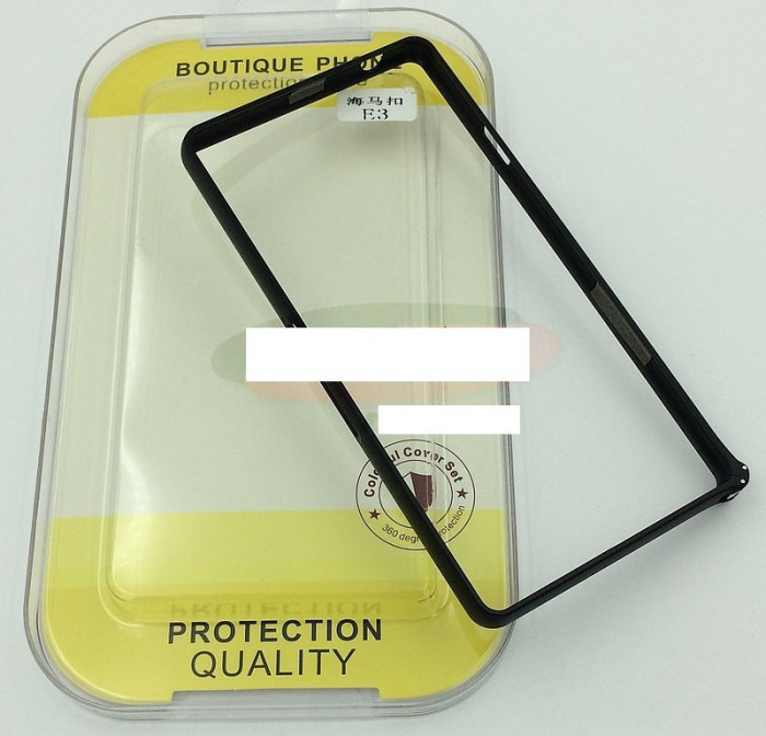 Bumper aluminiu Sony Xperia E3 negru