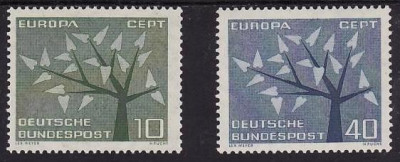 Germania 1962 - cat.nr.255-6 neuzat,perfecta stare foto