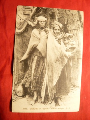Ilustrata - Femei Kabyle , inceput sec XX foto