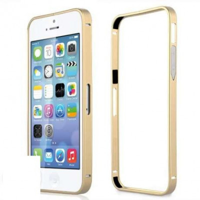 Bumper aluminiu iPhone 4 / 4S auriu foto